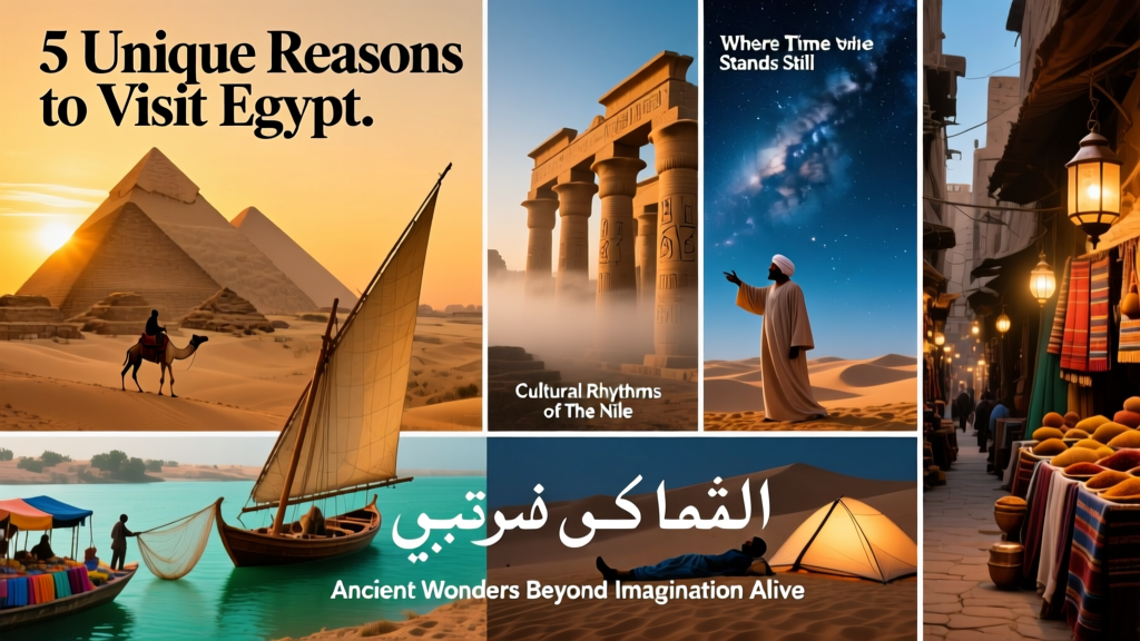 5 Unique Reasons To Visit Egypt: Beyond the Pyramids and Pharaohs