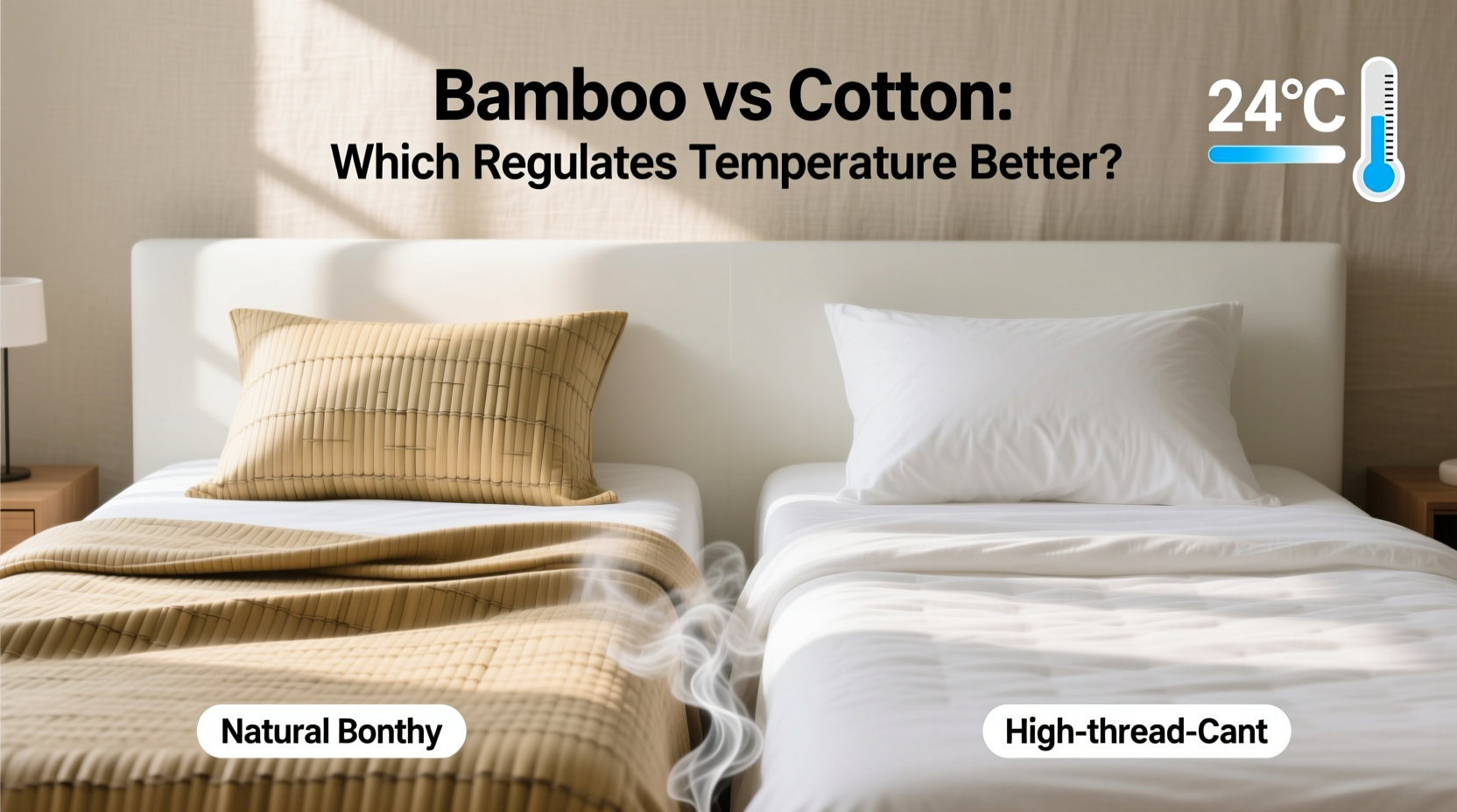 bamboo bedding vs cotton which sheets actually regulate temperature better