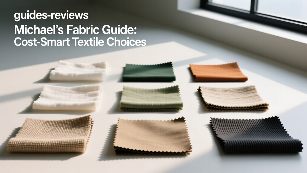 Michael's Fabric Guide: Cost-Smart Textile Choices