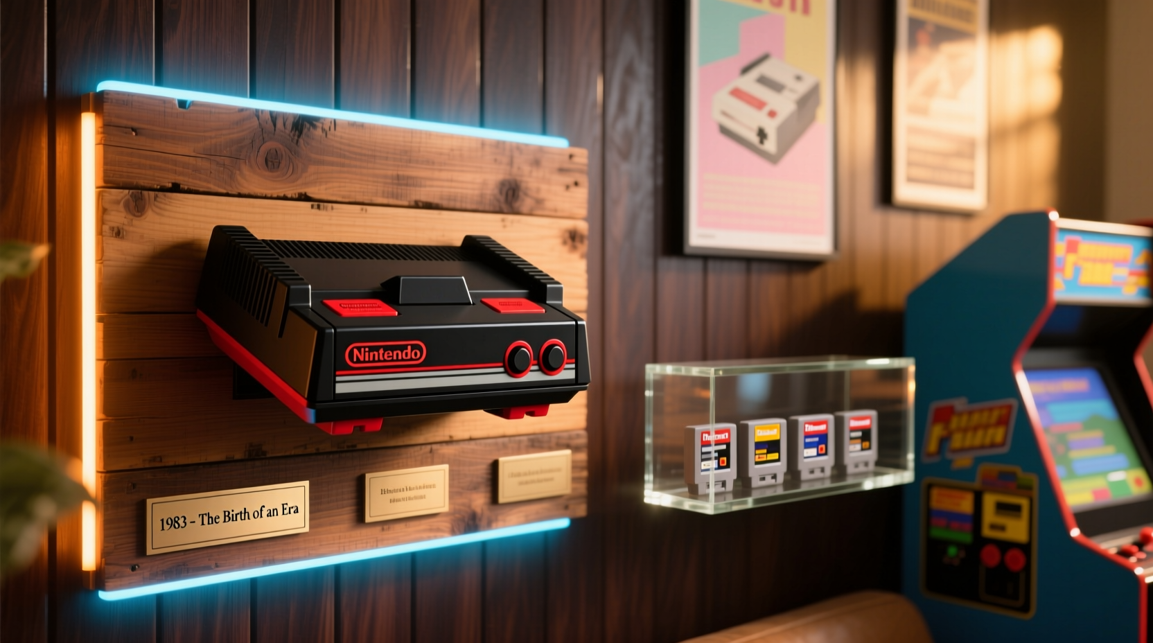 how to turn old video game consoles into retro decor pieces