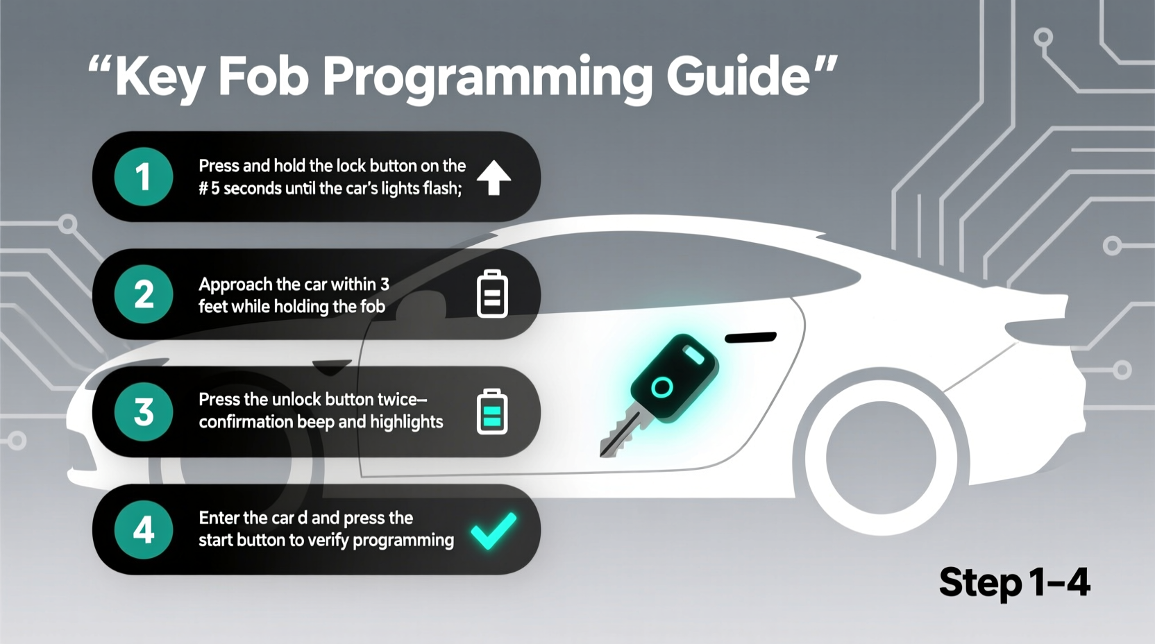 how to program key fob to car