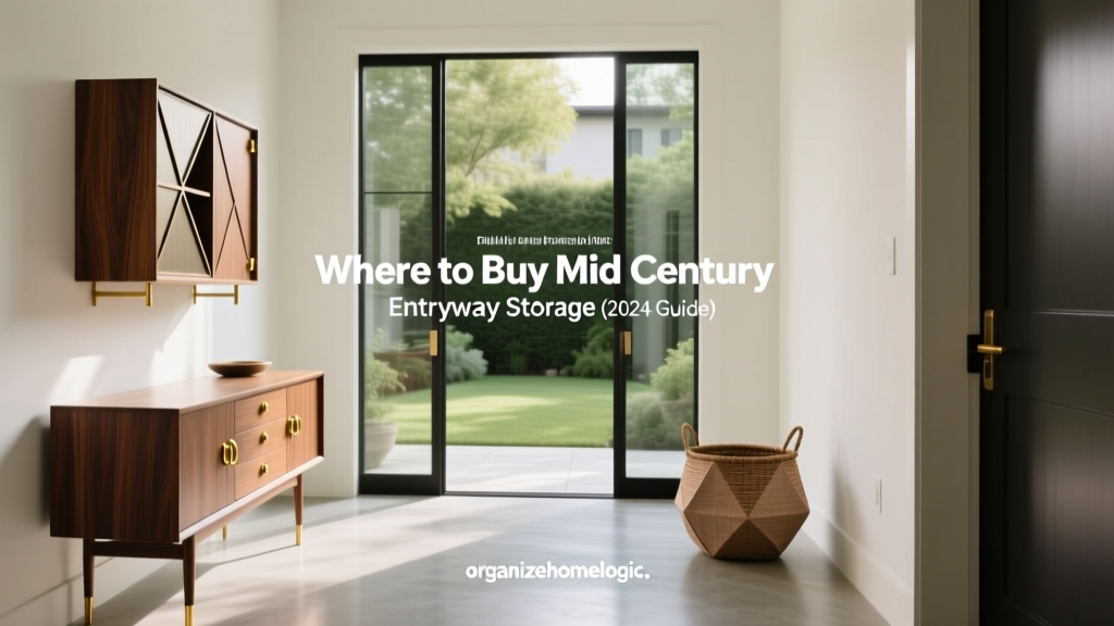 Where to Buy Mid Century Entryway Storage (2024 Guide)
