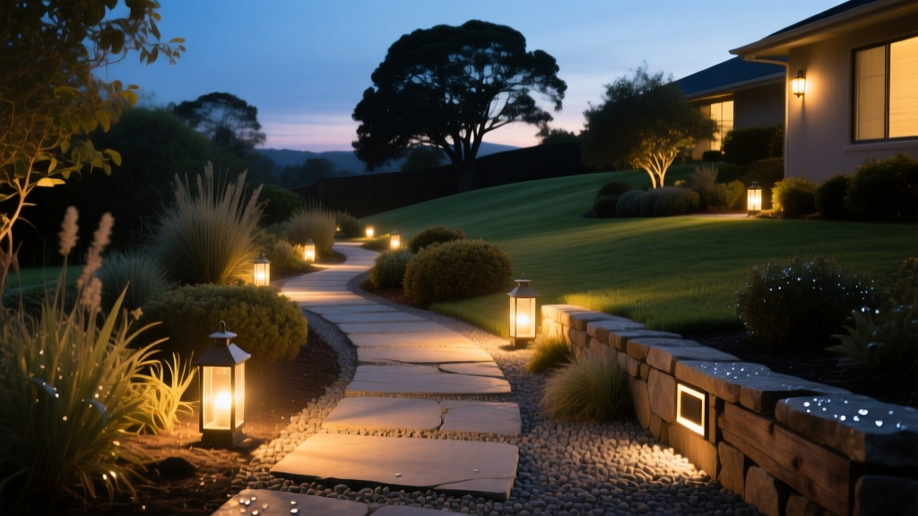Garden Path Light Placement Calculator