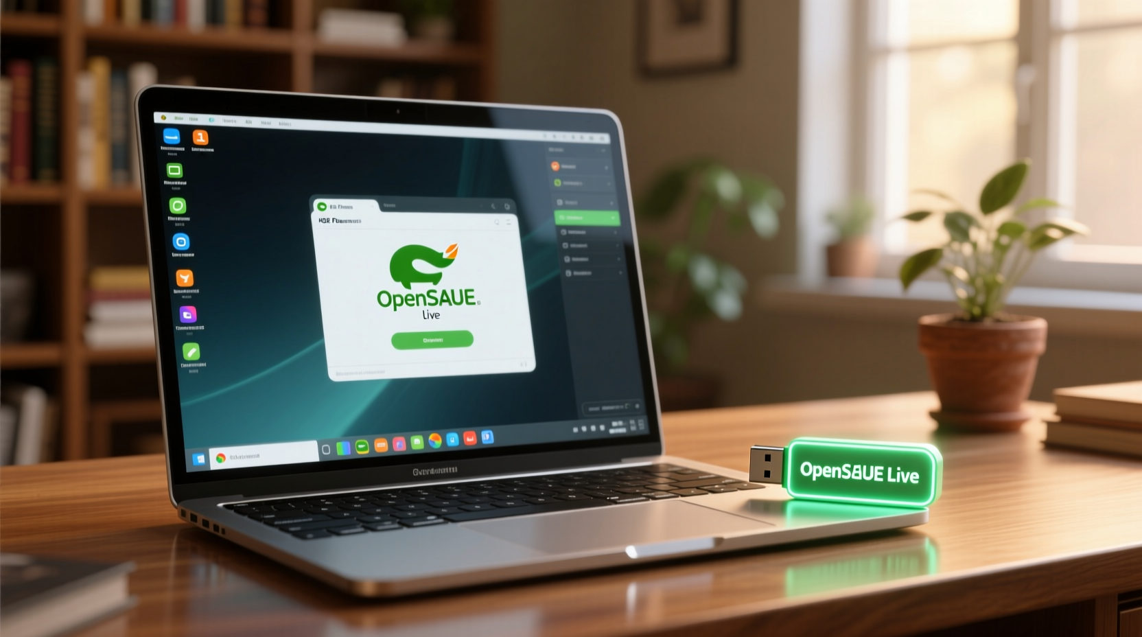 try out opensuse on a live cd