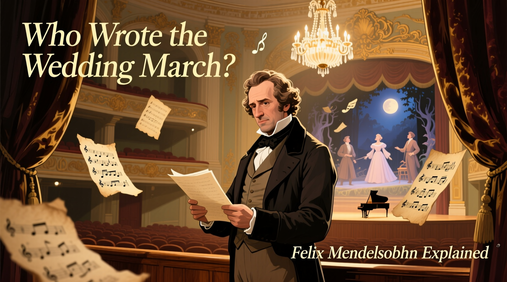 who wrote the wedding march