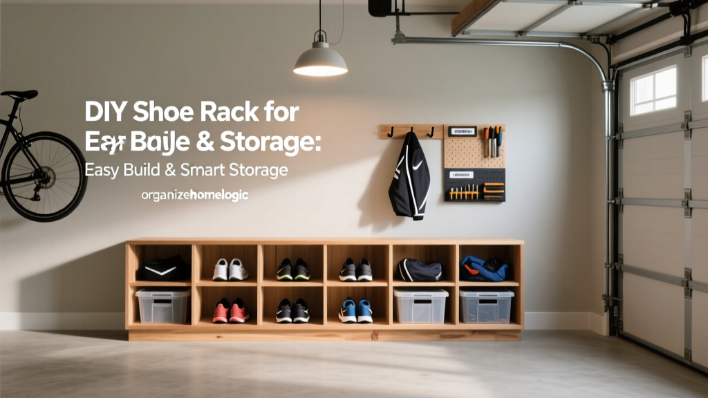 DIY Shoe Rack for Garage: Easy Build & Smart Storage