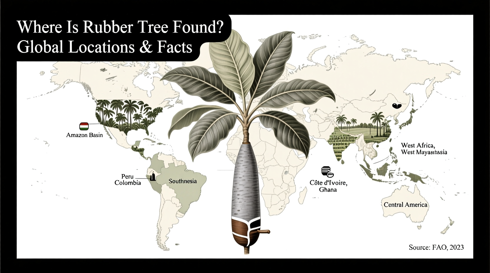Rubber Trees: 5 Top Growing Regions | TheHomeSprouts