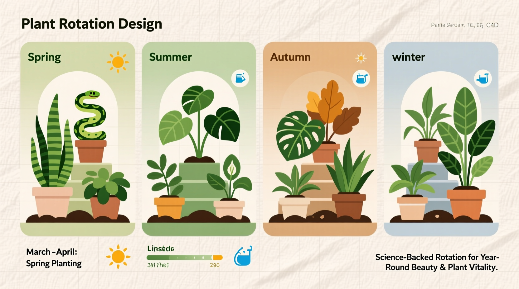 Seasonal Plant Rotation Schedule