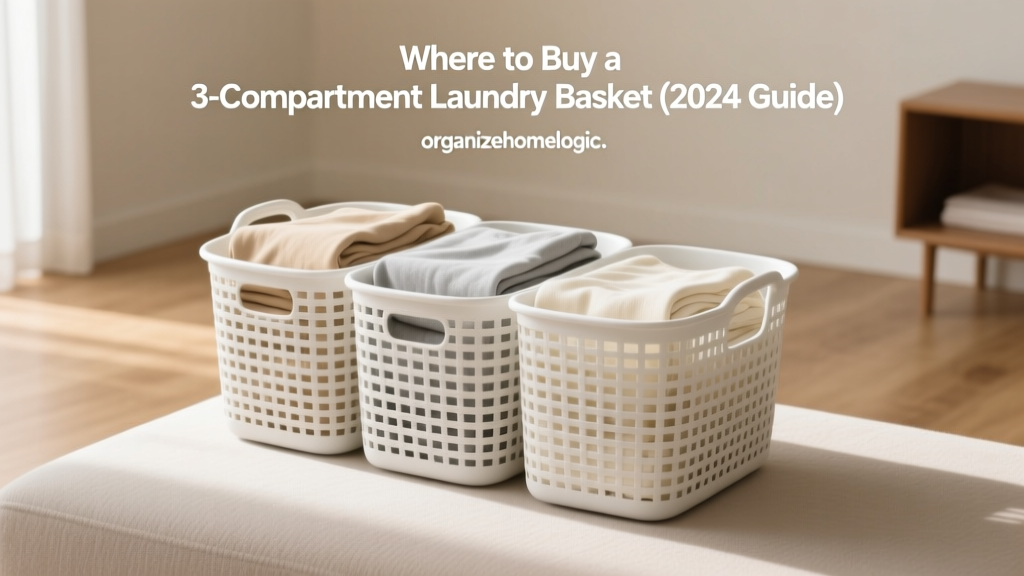 Where to Buy a 3-Compartment Laundry Basket (2024 Guide)