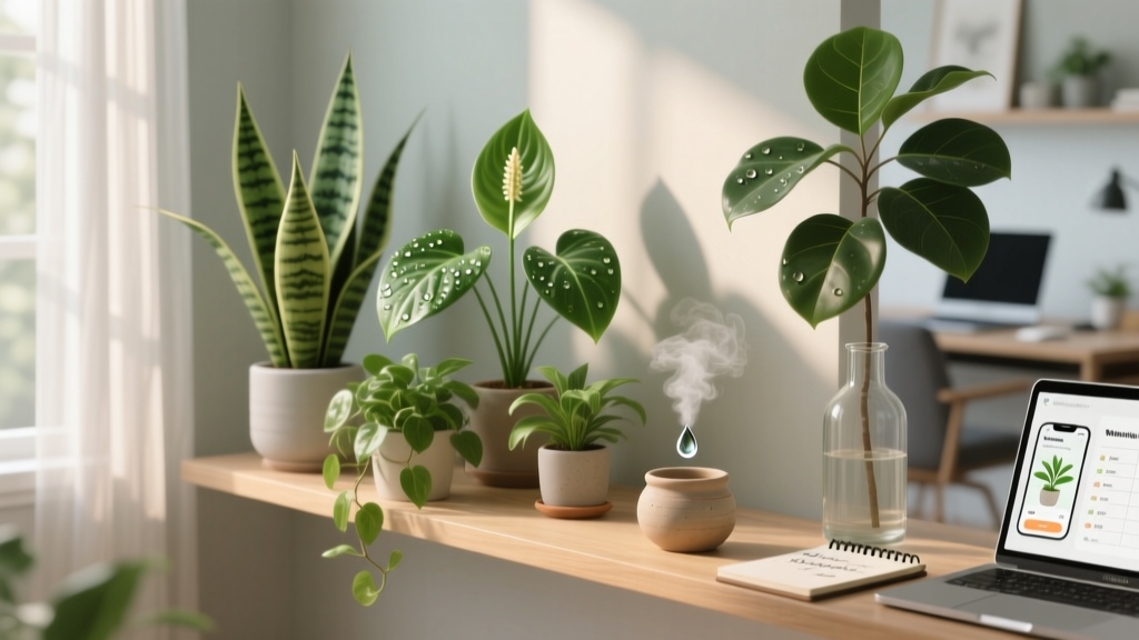 Indoor Plants Air Purification: Watering Schedule Guide
