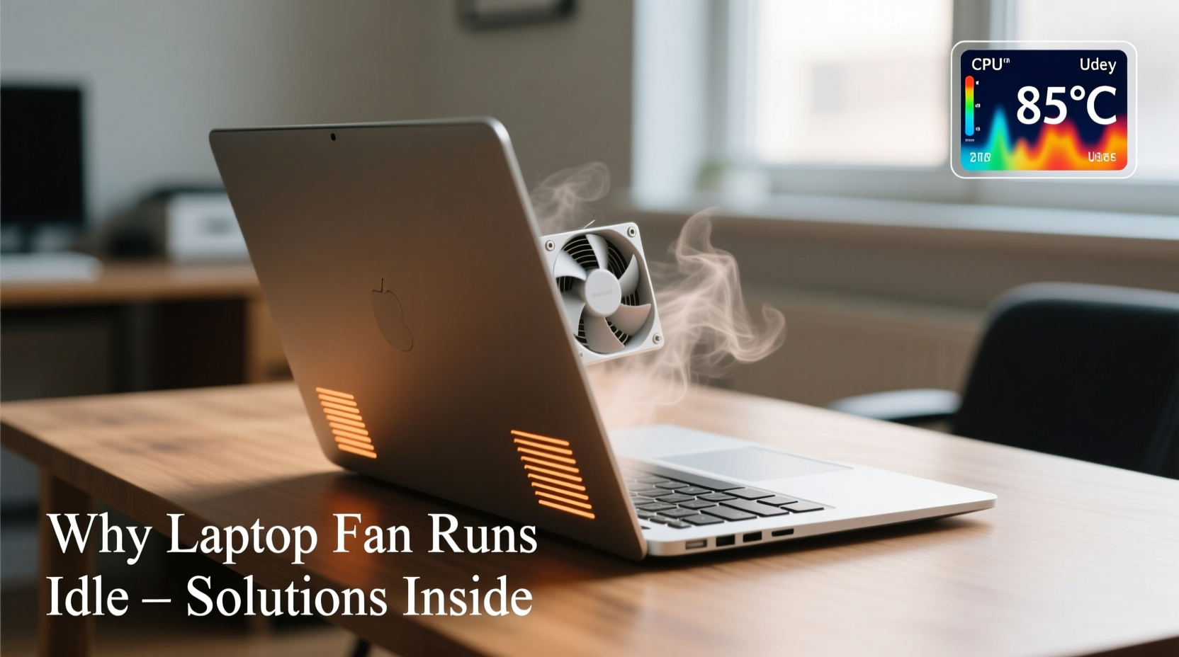 why does my laptop fan keep running even when idle and what you can do