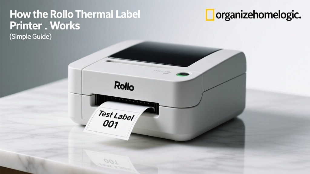 How the Rollo Thermal Label Printer Works (Simple Guide)