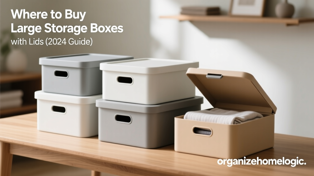 Where to Buy Large Storage Boxes with Lids (2024 Guide)