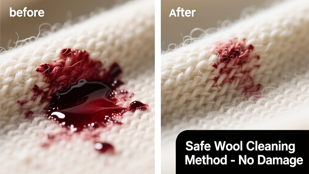 How to Remove Red Wine from Wool Safely