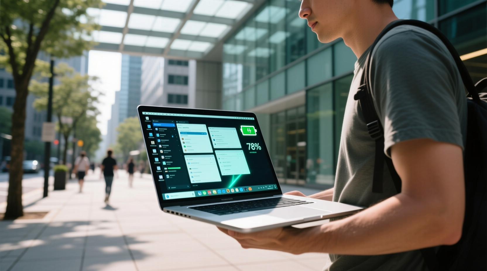 is it bad to carry a laptop thats powered on