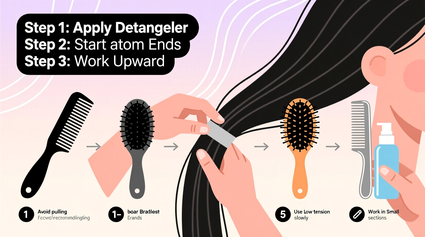 how to detangle long hair without breaking strands tools and techniques ranked