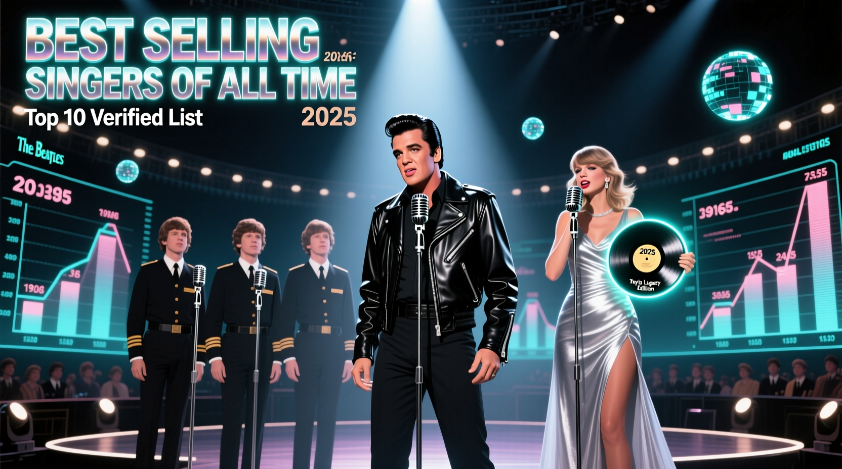 Best Selling Singers of All Time 2025: Top 10 Verified List (Elvis, Beatles, Taylor Swift)