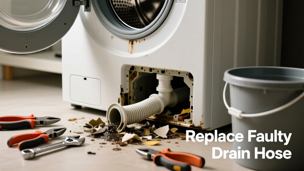 Washing Machine Drain Clogged: Replace Faulty Part