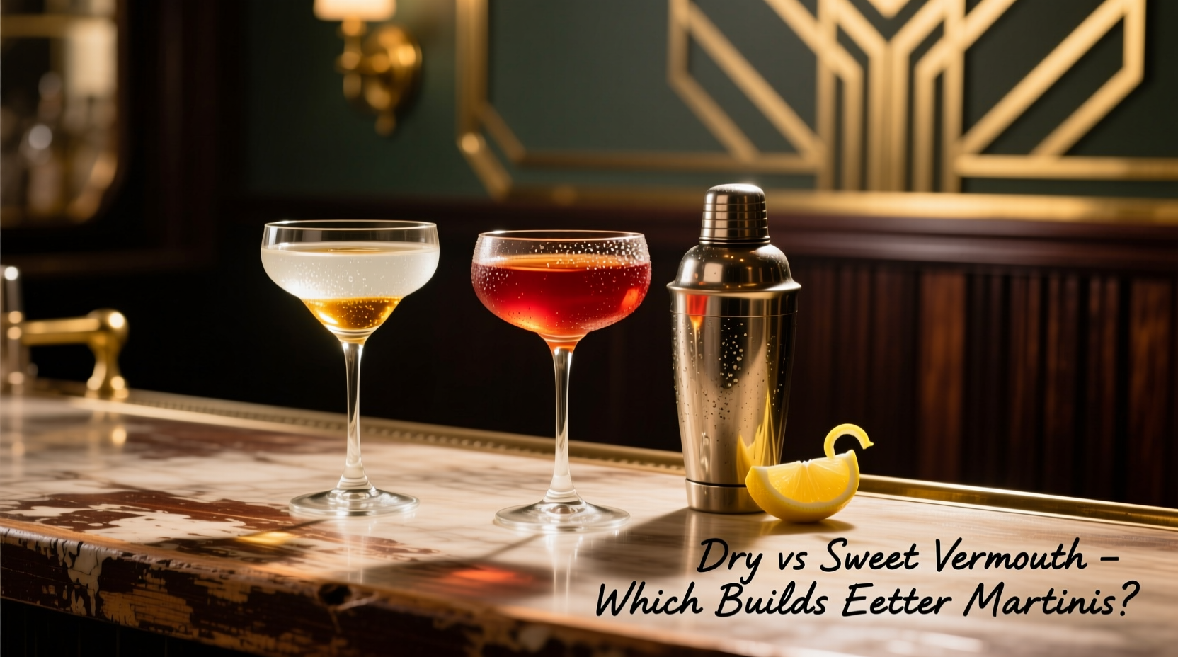 dry vermouth vs sweet vermouth which one builds better martinis