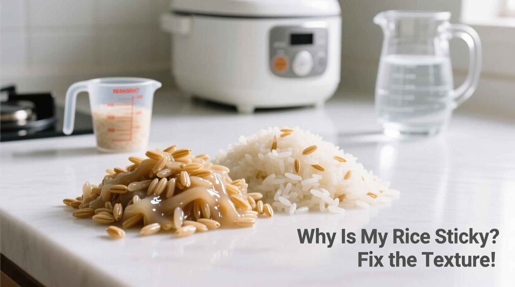 why does my rice always come out sticky fixing texture issues