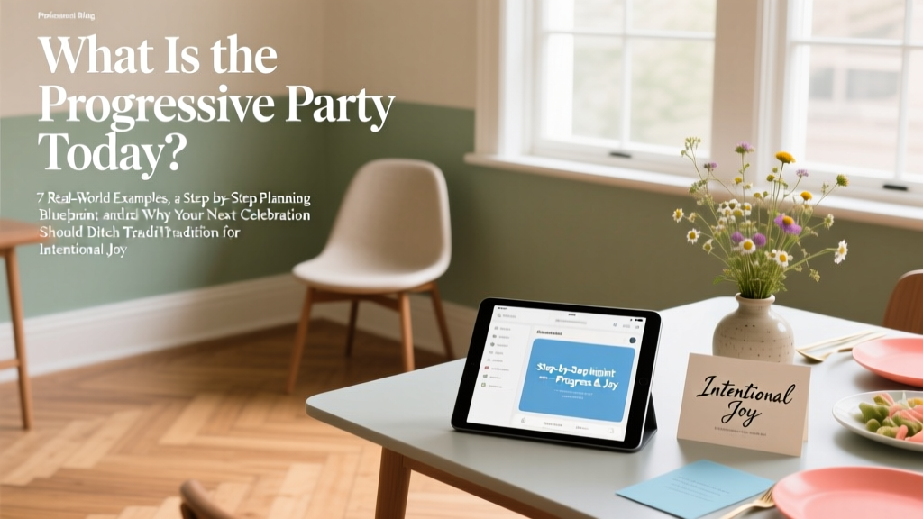 Progressive Party Meaning in 2026: Inclusive, Eco Joy