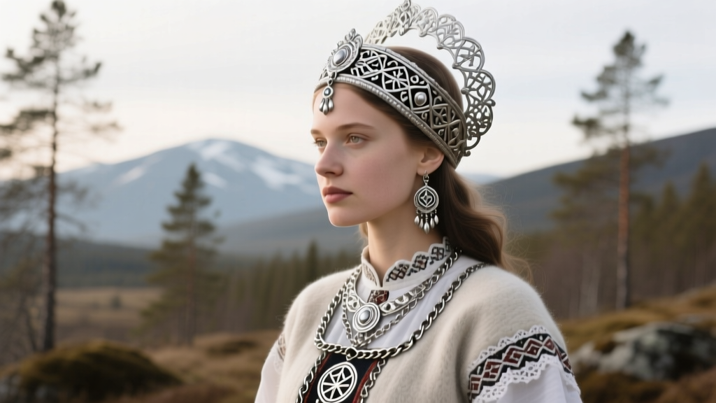 Hardanger Bunad Silver Jewelry & Skaut Headwear 2026