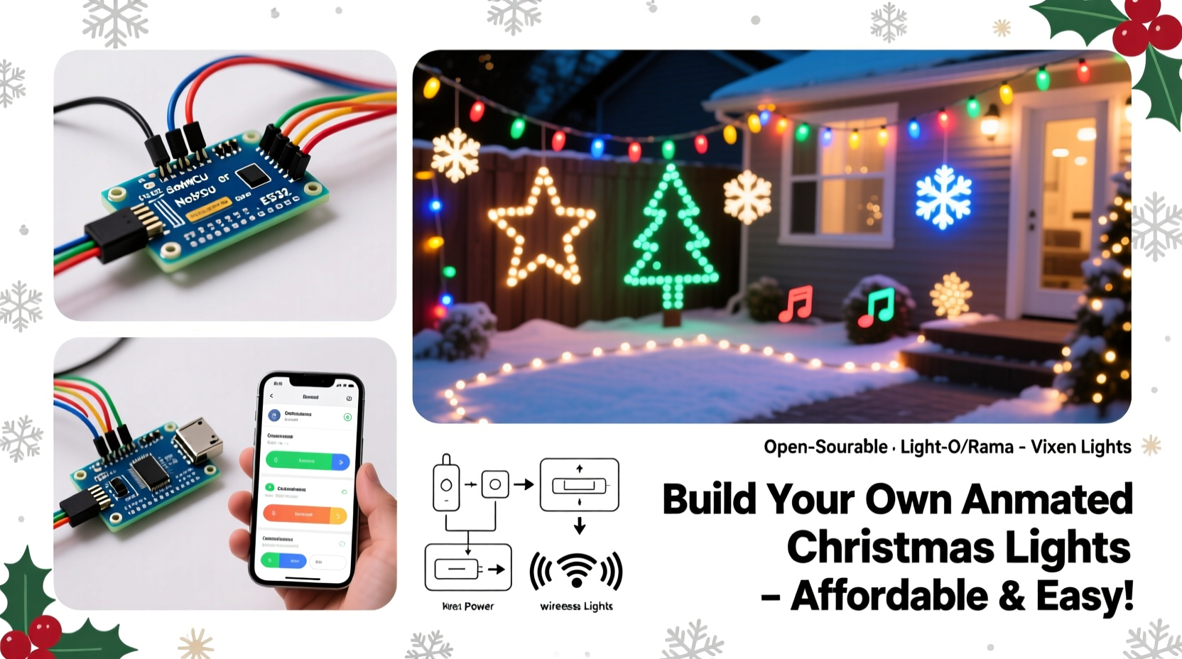 how to make your own animated christmas light show with affordable controllers