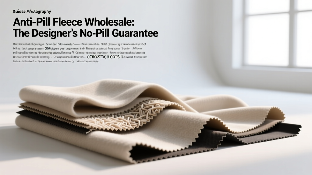 Anti-Pill Fleece Wholesale: The Designer’s No-Pill Guarantee