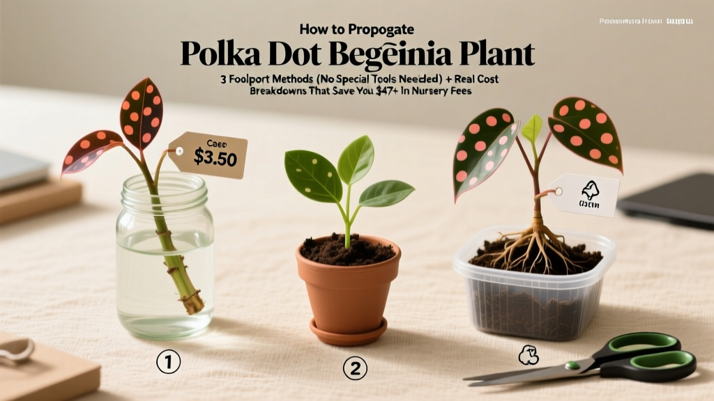 Propagate Polka Dot Begonia Under $20 (2026)