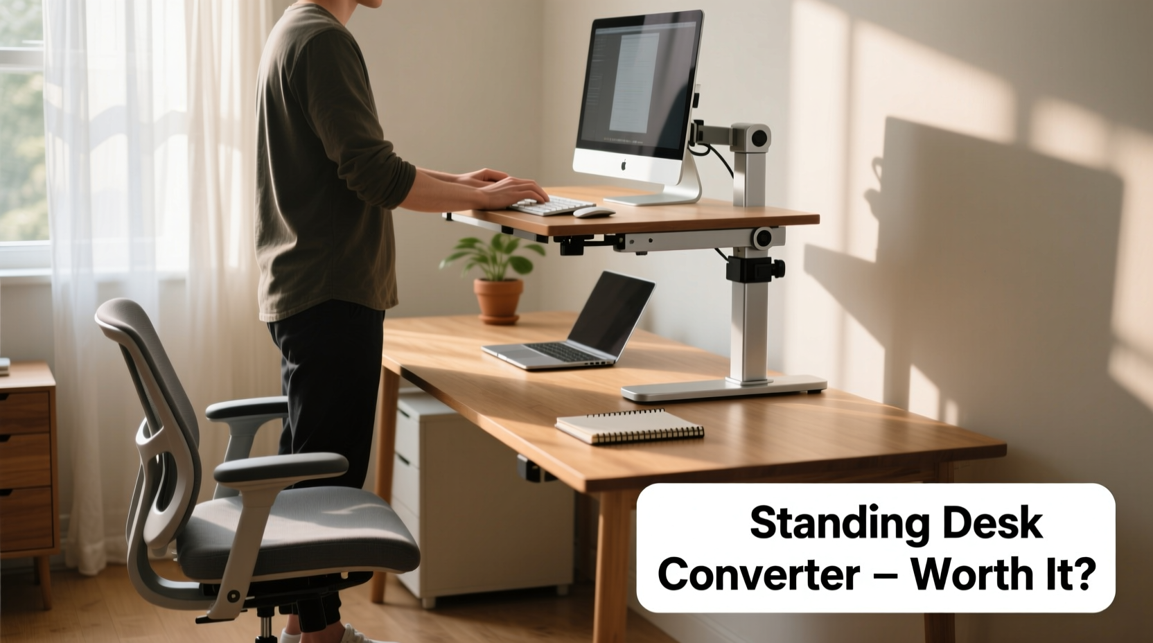 is a standing desk converter worth it if you only work from home two days a week