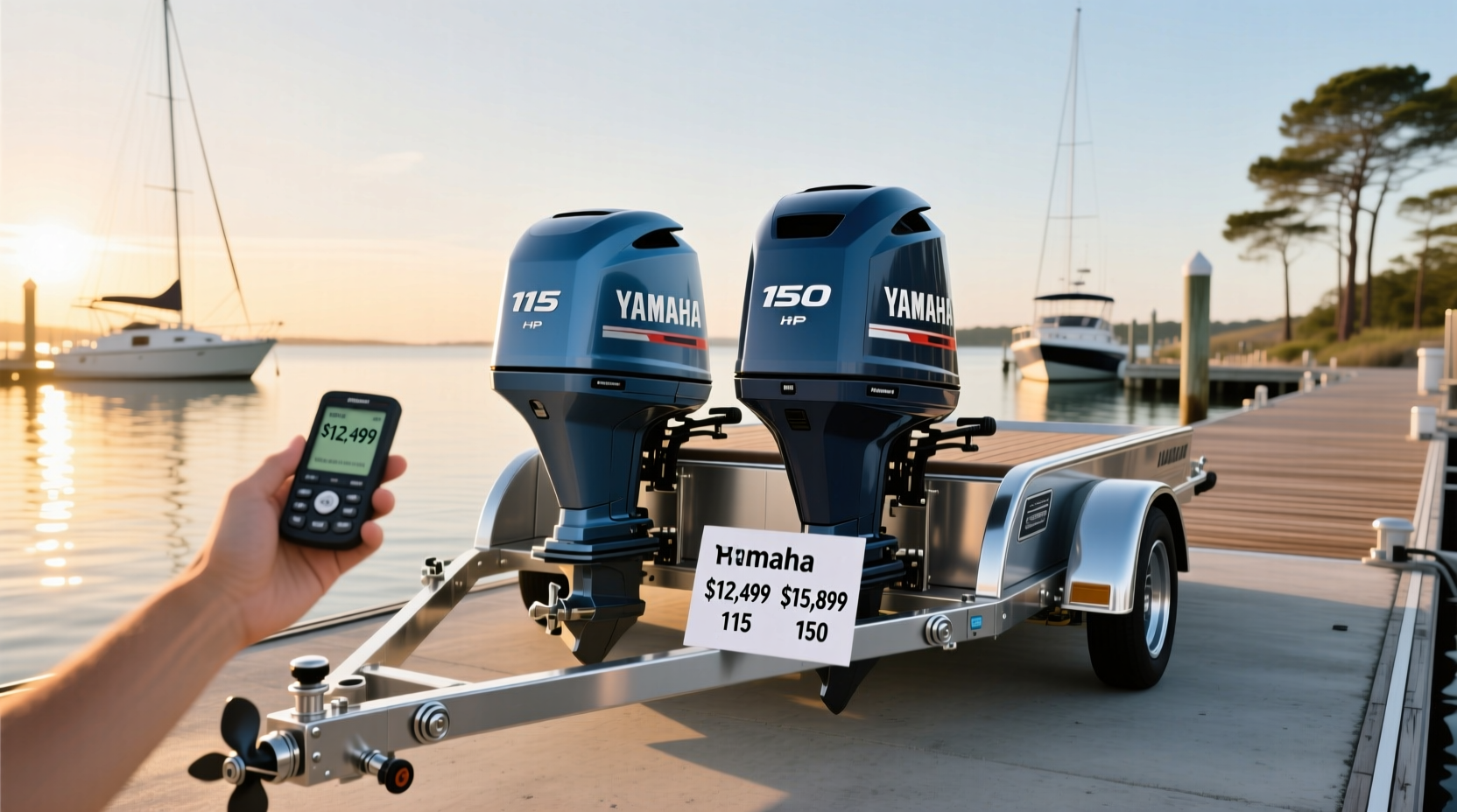 How to Choose Yamaha Outboard Engines: 115 vs 150 HP Price Guide