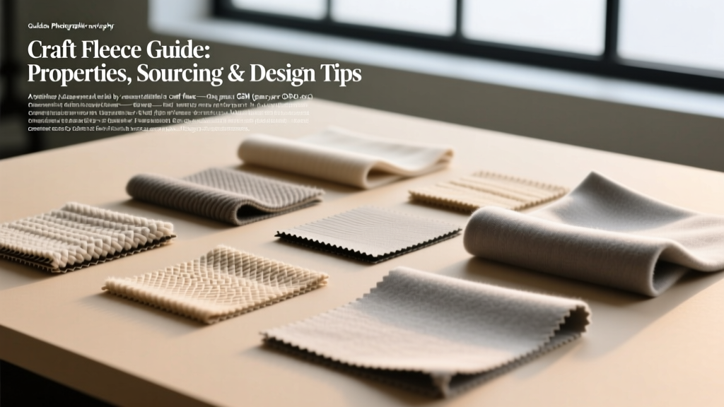 Craft Fleece Guide: Properties, Sourcing & Design Tips