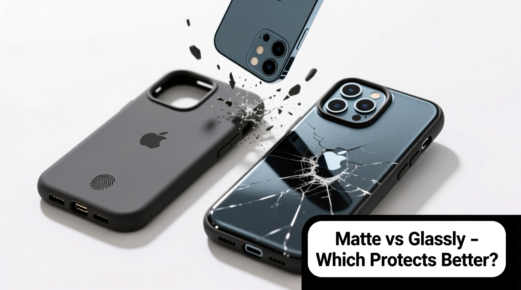matte vs glossy phone cases which protects better against fingerprints and drops