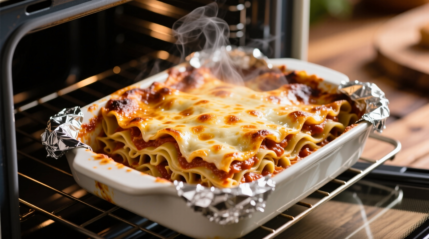 how long to cook lasagna in oven