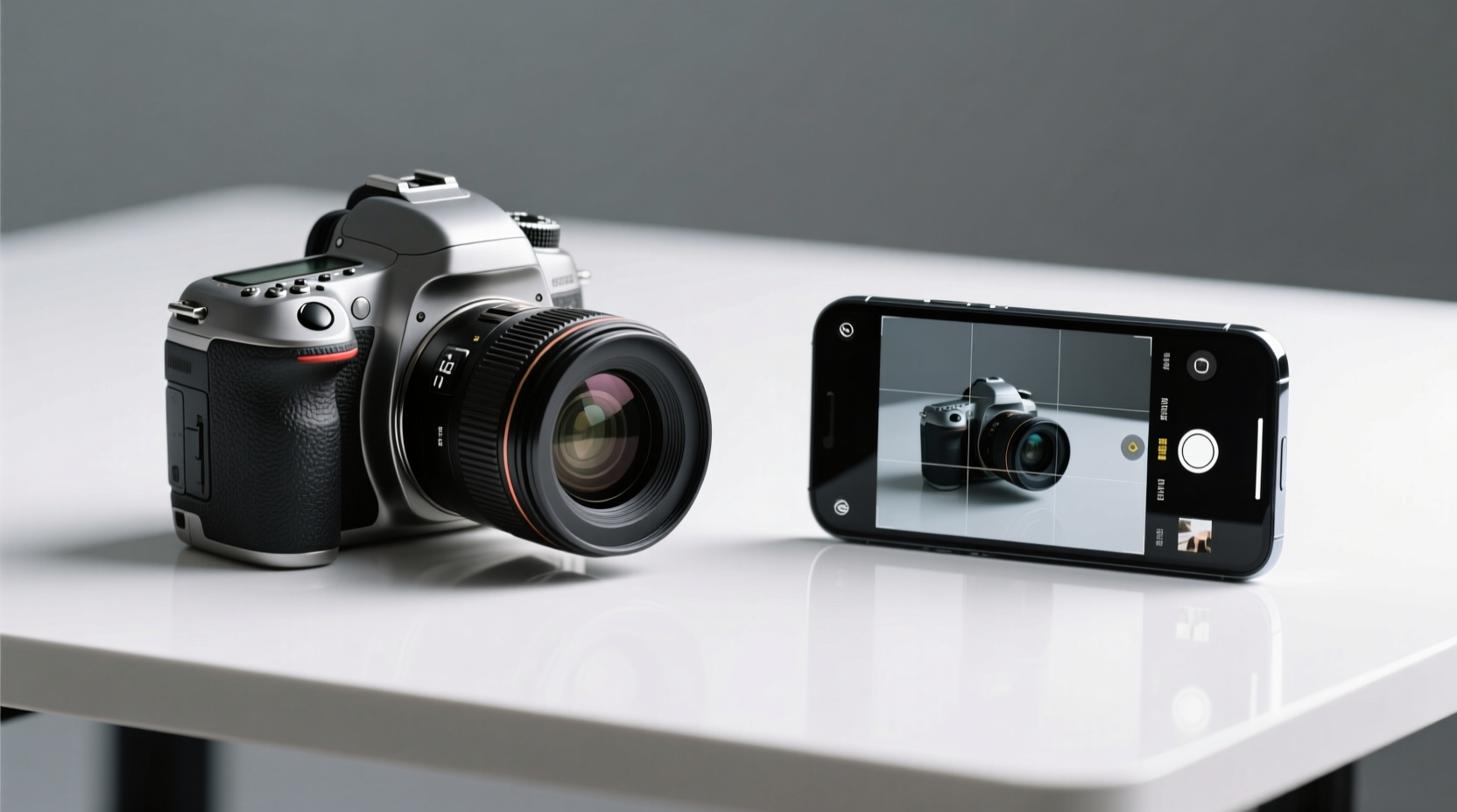 the differences between a dslr and smartphone camera i