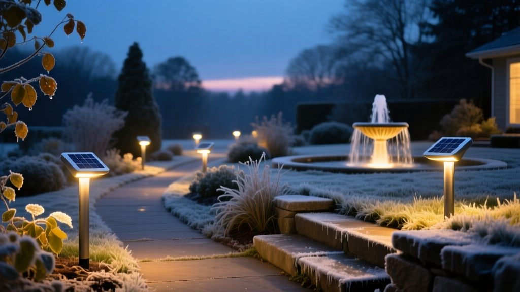 Solar Fountain Lights That Work Below 32°F: Li-ion vs NiMH