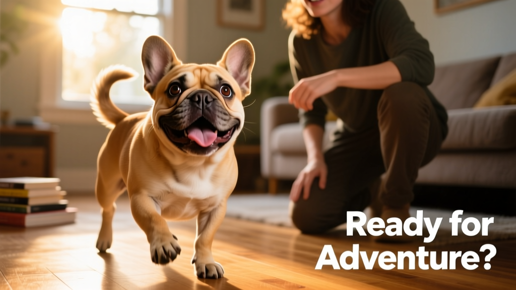 Watch How Excited This French Bulldog Gets When His Owner Asks Him About a Walk