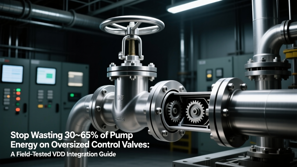 Save 65% Energy with VFDs for Control Valves