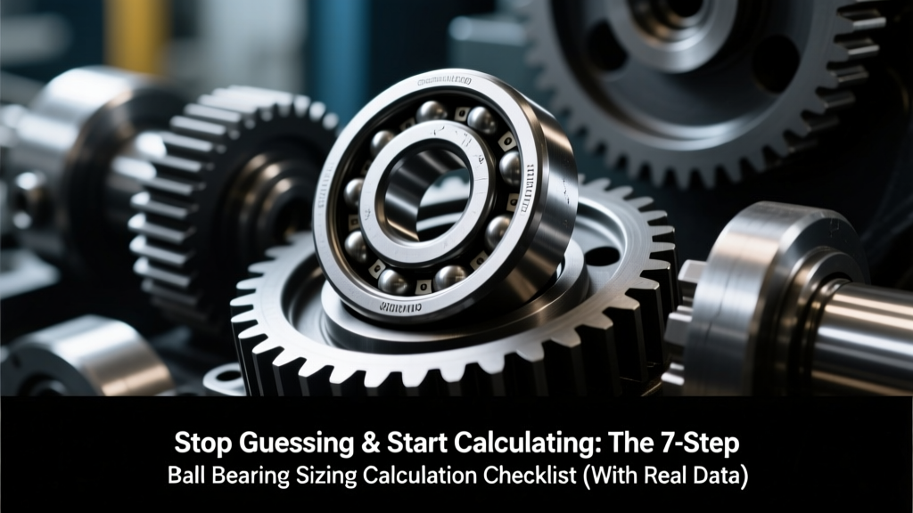 Ball Bearing Sizing: 7-Step ISO 281 Calculation Guide