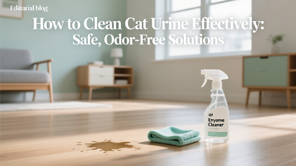 Cat Urine Cleanup: Enzyme Solutions & Prevention