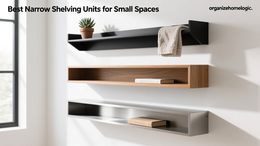 Best Narrow Shelving Units for Small Spaces