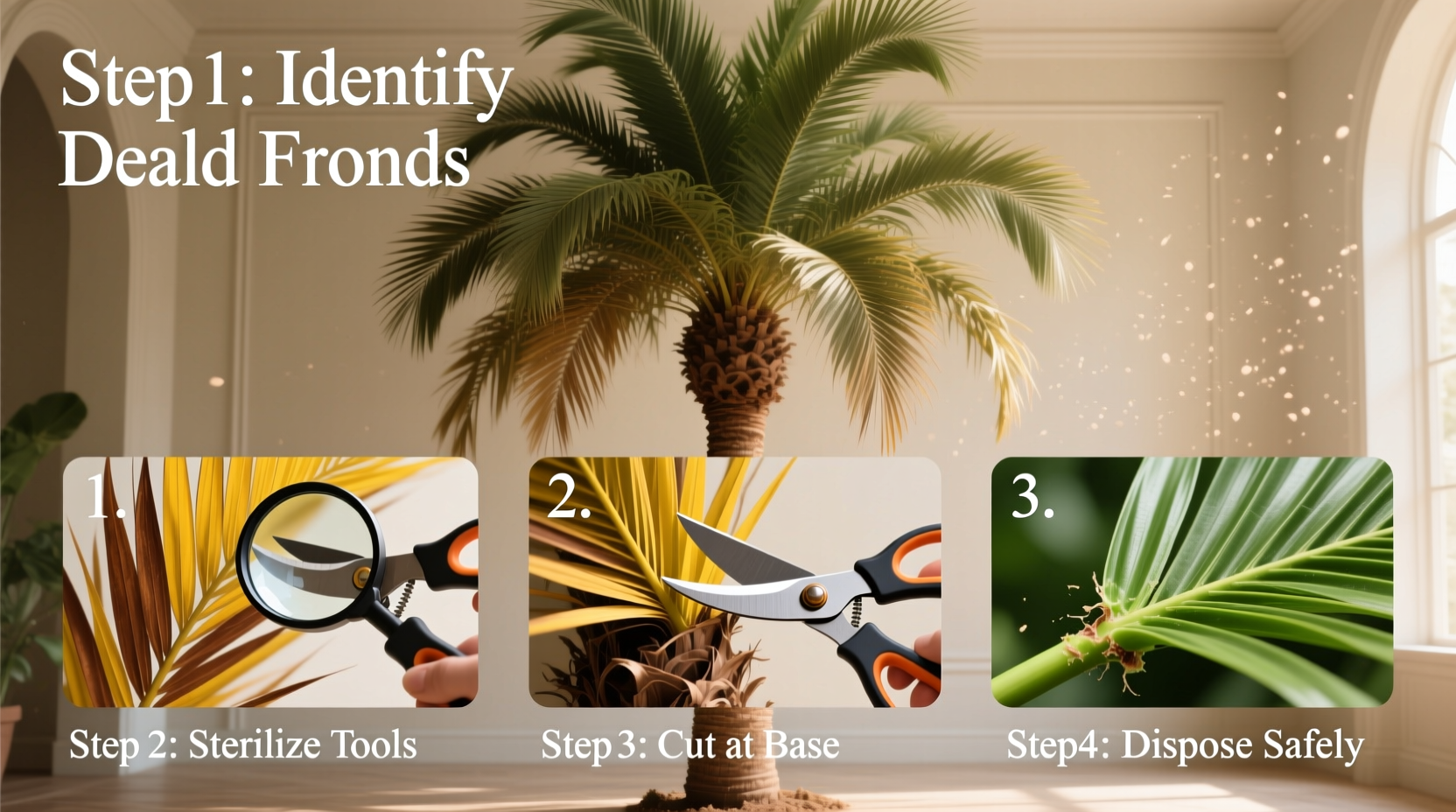 Prune Majesty Palms in 5 Steps | TheHomeSprouts