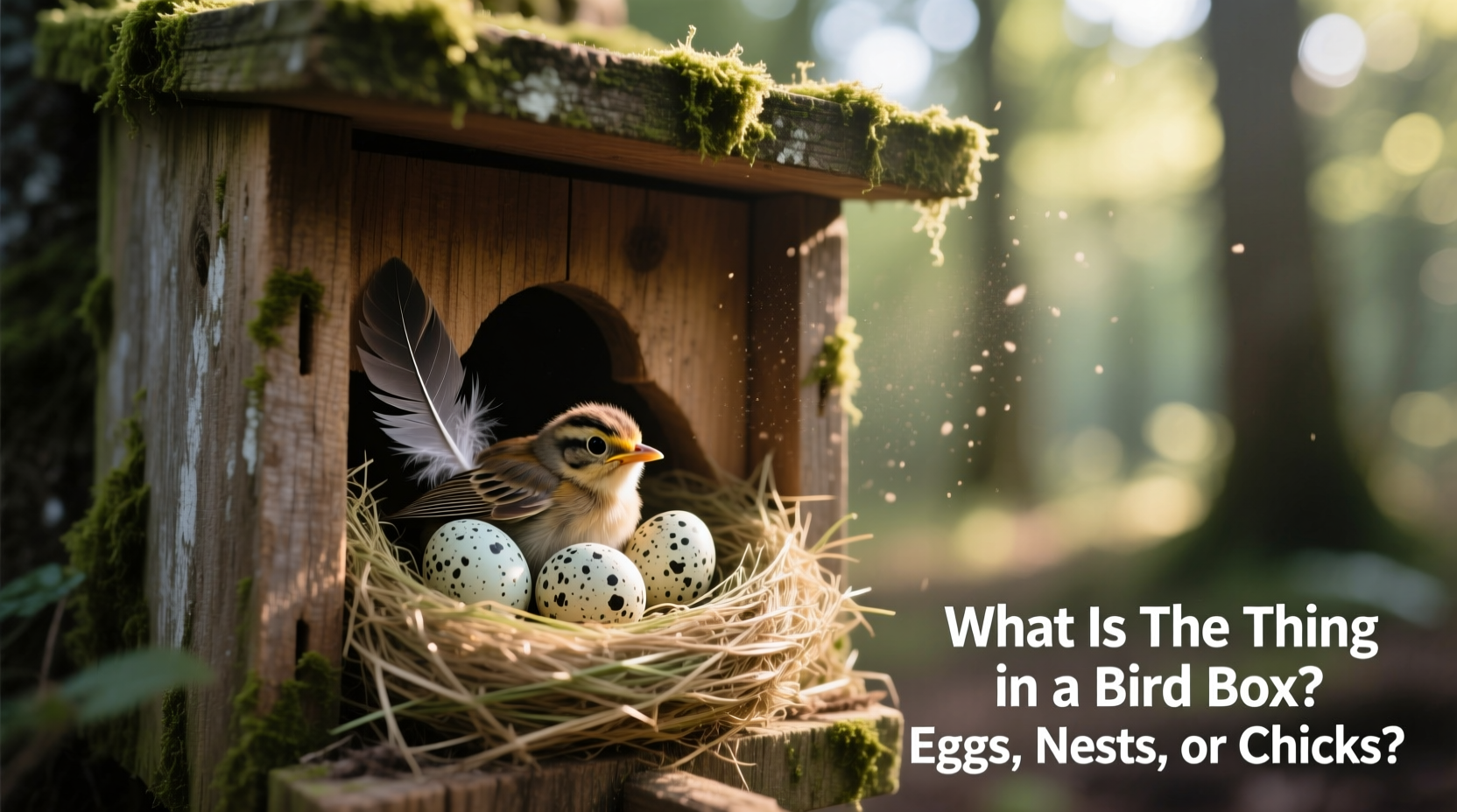 What Is the Thing in a Bird Box? Eggs, Nests, or Chicks?