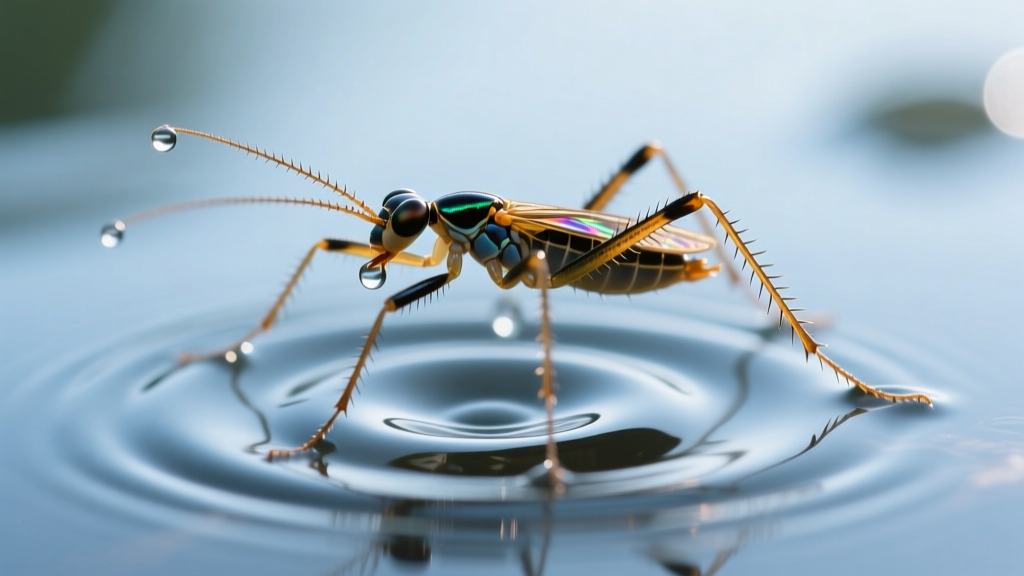 How Can a Water Strider Walk on Water? Physics & Biomimetic Tech