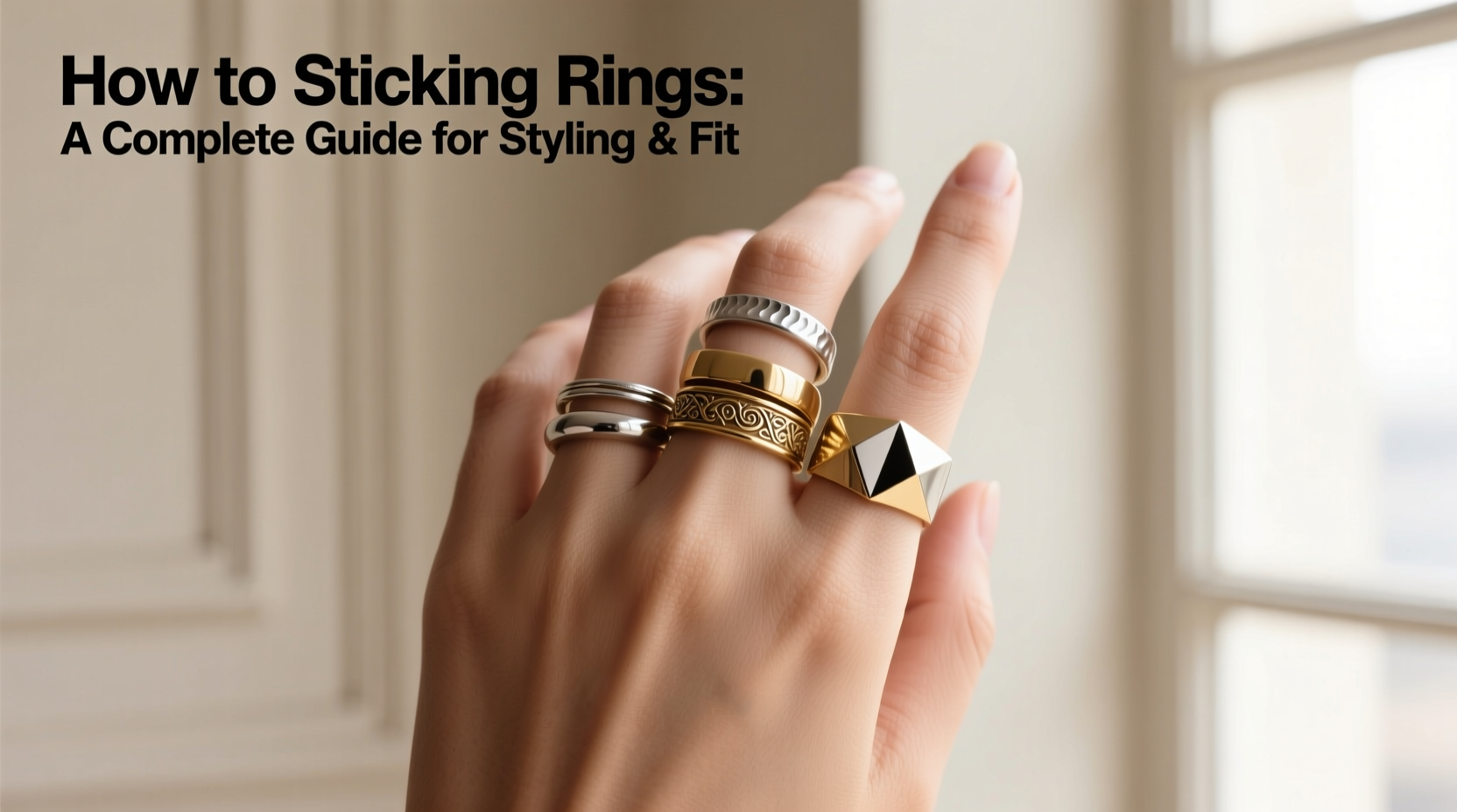how to stack rings