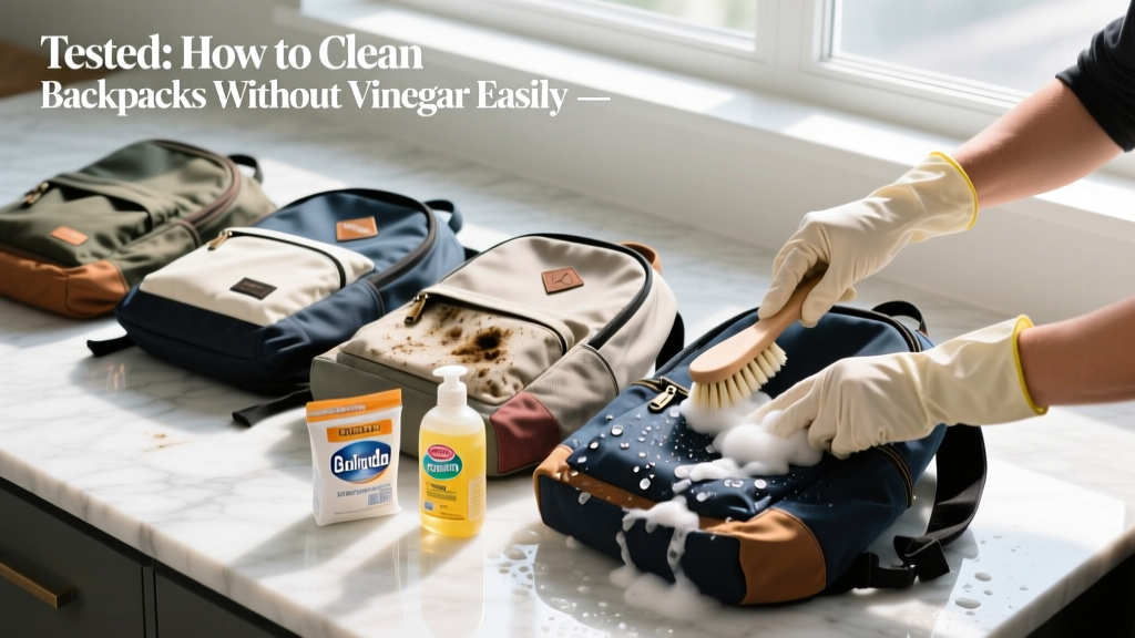 Tested: How to Clean Backpacks Without Vinegar Easily