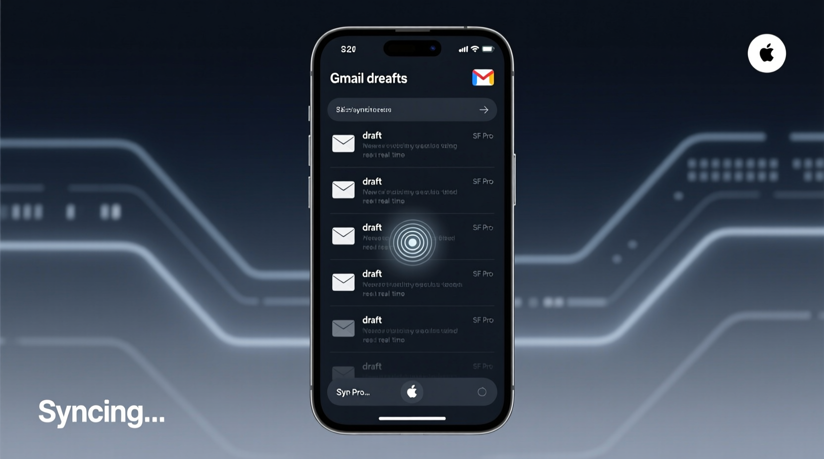 use gmail drafts to sync text on your phone