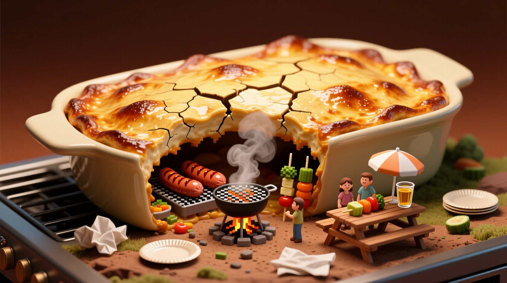 theres an entire cookout in this casserole