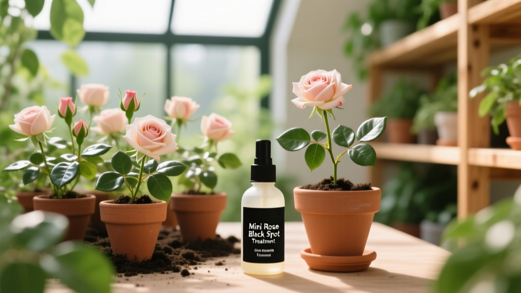 Mini Rose Black Spot Treatment: Organic Fungicide Guide for Miniature Roses