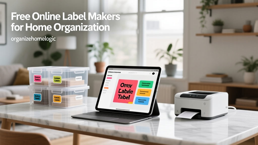 Free Online Label Makers for Home Organization